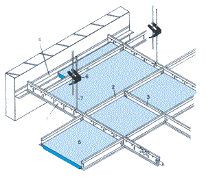 CONSTRUCTION PLAN T-Grid Suspension Clip-In System D